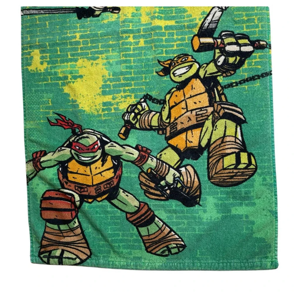 Nickelodeon Teenage Mutant Ninja Turtles 2014 Green Beach Bath Towel 23
